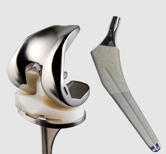 Joint replacement prostheses for hip, knee, and shoulder